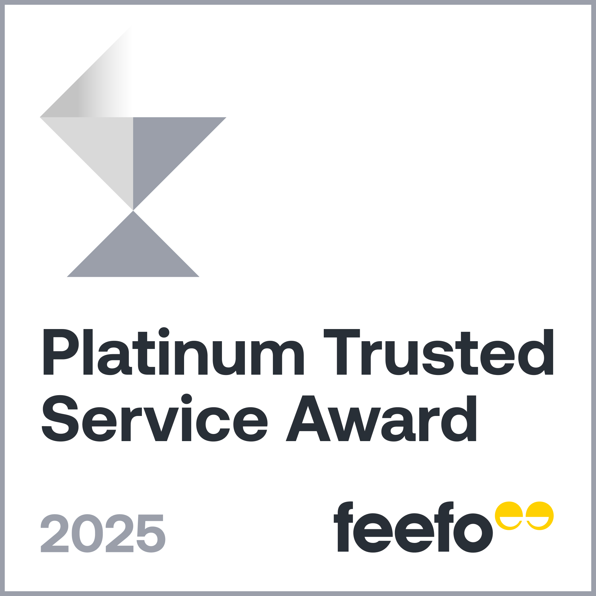 Feefo 2025 Award